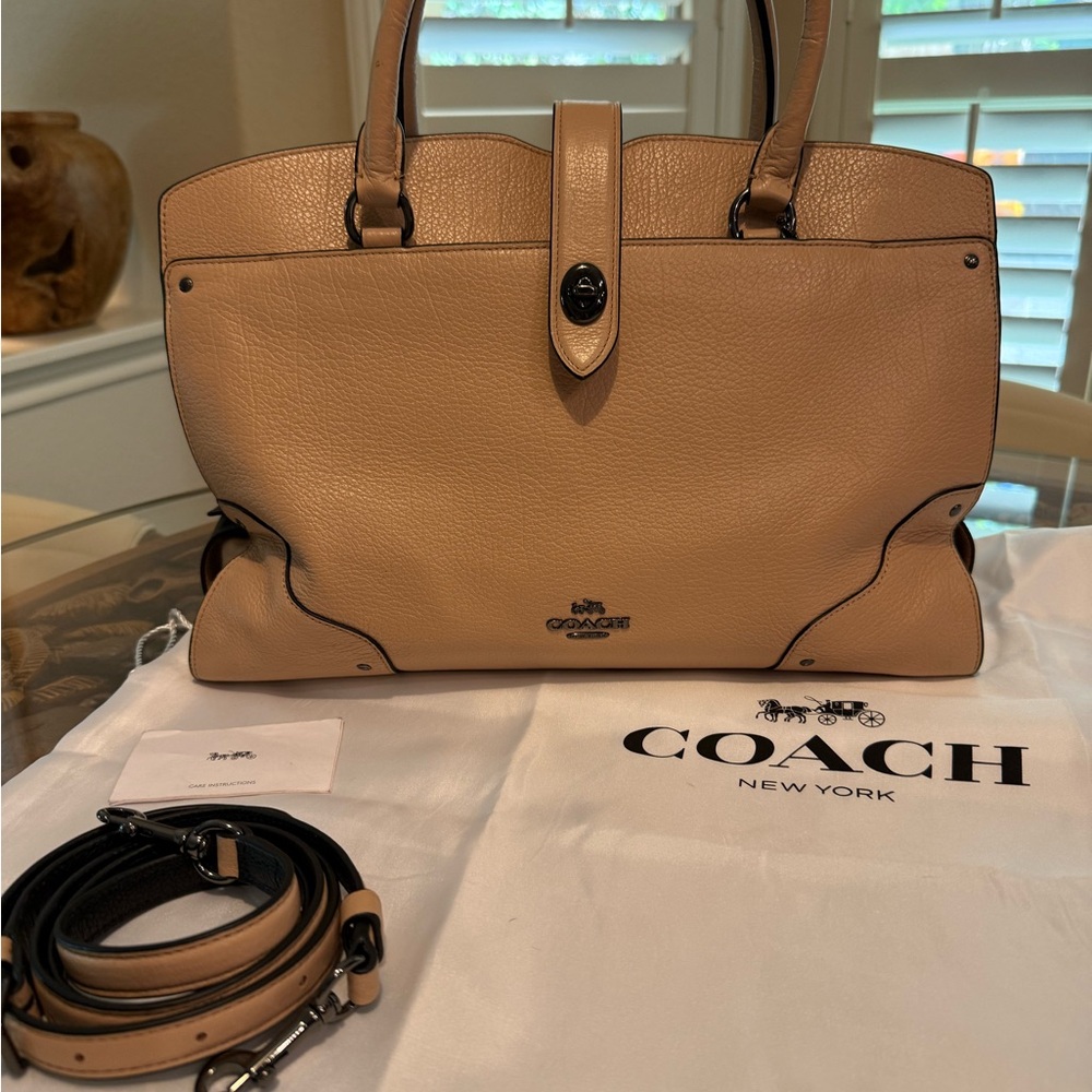 EUC Coach Mercer satchel in colorblock